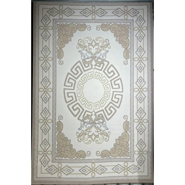 Turkish Modern rugs AL OUSHRA 9660A dark beige size 80*150