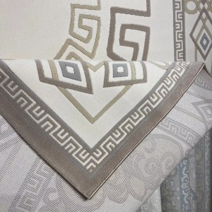 Turkish Modern rugs AL OUSHRA 9660A dark beige size 80*150