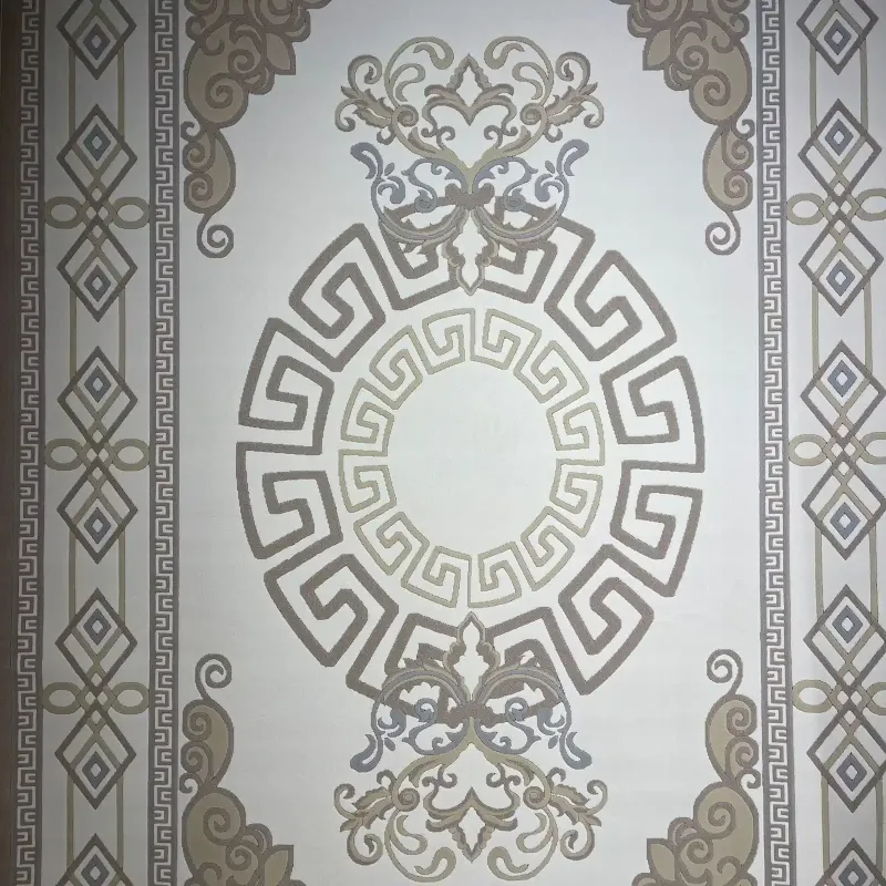 سجاد تركي مودرن العشراء 9660A بيج غامق مقاس 250*350