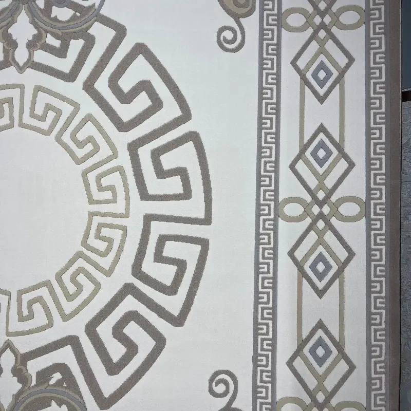 سجاد تركي مودرن العشراء 9660A بيج غامق مقاس 250*350