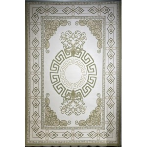 Turkish Modern rugs AL OUSHRA 9660A green size 400*500
