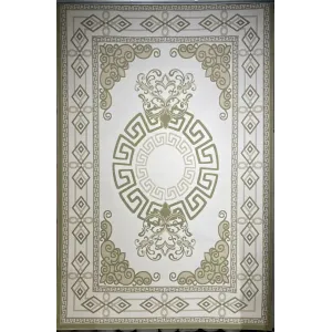 Turkish Modern rugs AL OUSHRA 9660A green size 80*150