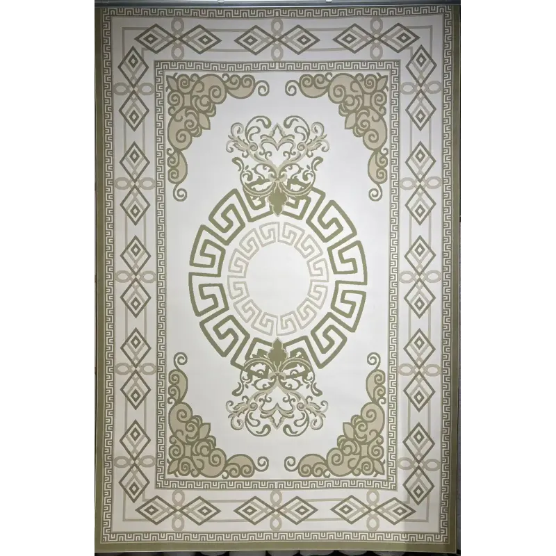 Turkish Modern rugs AL OUSHRA 9660A green size 80*150