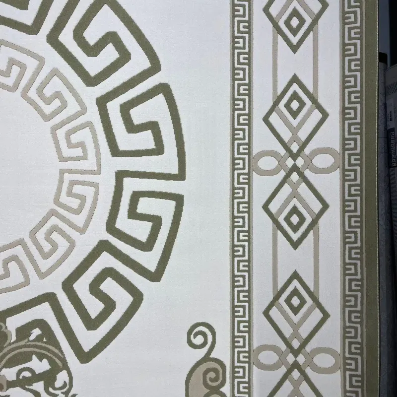 Turkish Modern rugs AL OUSHRA 9660A green size 80*150