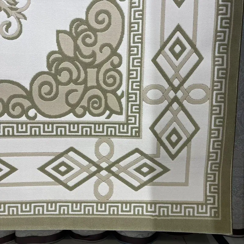 Turkish Modern rugs AL OUSHRA 9660A green size 80*150