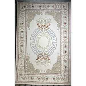 Turkish Modern rugs AL OUSHRA 9660A Light beige size 50*80