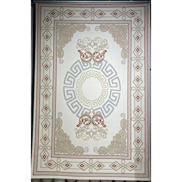 Turkish Modern rugs AL OUSHRA 9660A Light beige size 100*300