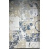 سجاد تركي مودرن العشراء 9661A سماوي مقاس 250*350