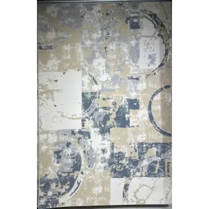 Turkish Modern rugs AL OUSHRA 9661A blue size 400*500