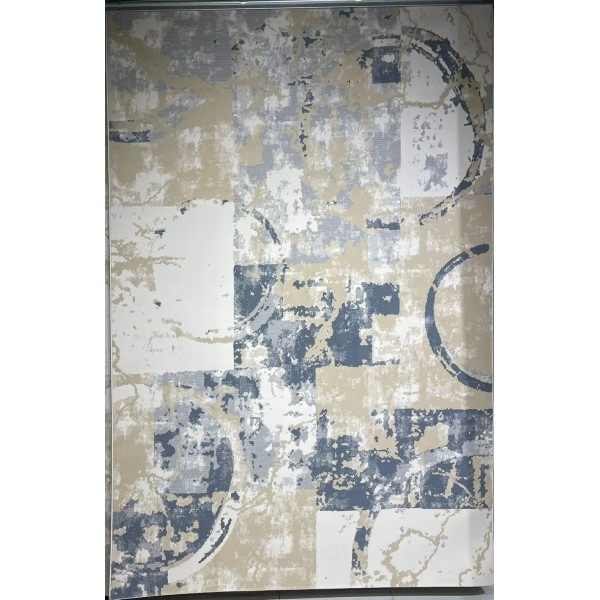سجاد تركي مودرن العشراء 9661A سماوي مقاس 250*350
