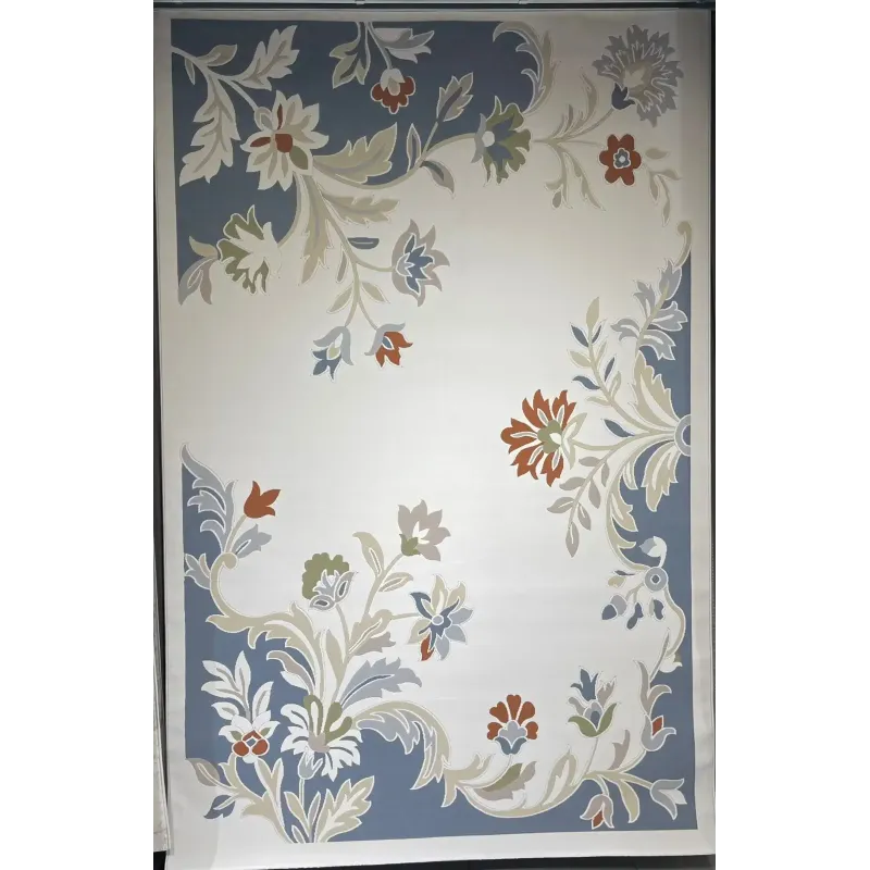 Turkish rug PALACE 9966A blue size 400*600