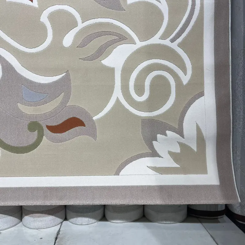 Turkish rugs designer palace 9552A beige size 400*500