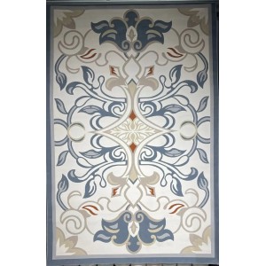 Turkish rugs designer palace 9552A blue size 150*220