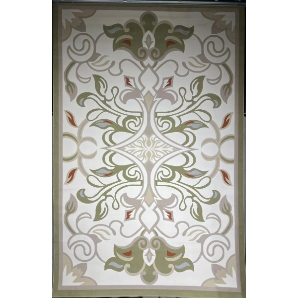 Turkish rugs designer palace 9552A green size 300*400