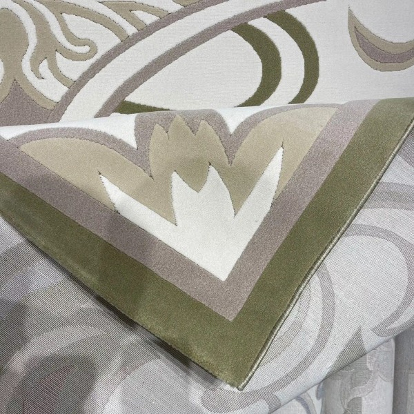 Turkish rugs designer palace 9552A green size 300*400