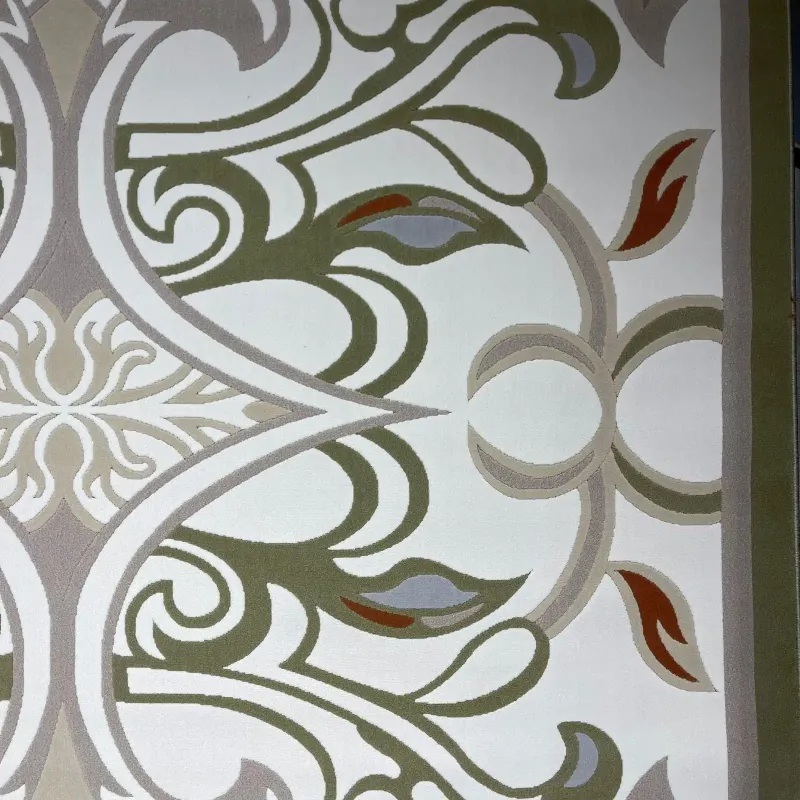 Turkish rugs designer palace 9552A green size 400*600