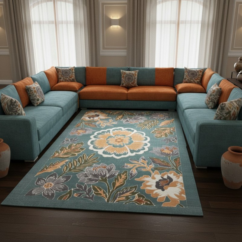 سجاد بانوراما تركي 0L327C اكوا مقاس 300*400