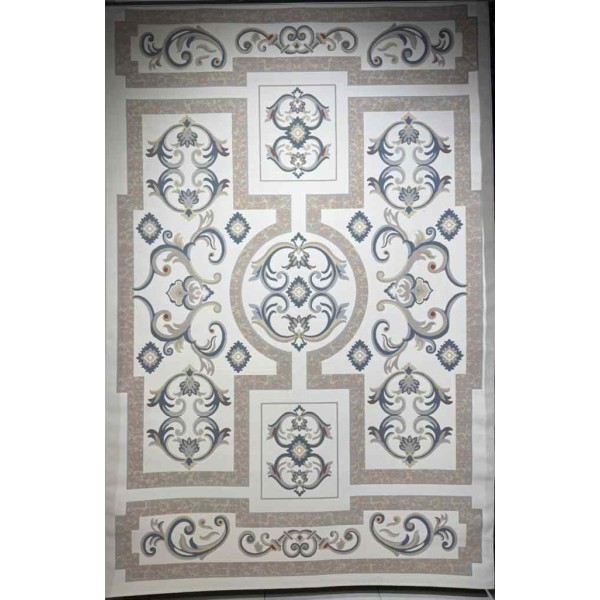 Turkish Super Lion 9114A Carpet Sky Blue Size 80*150