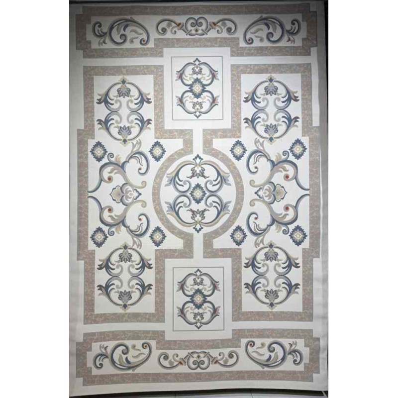 Turkish Super Lion 9114A Carpet Sky Blue Size 400*500