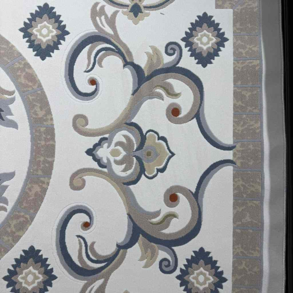 سجاد تركي سوبر ليون 9114A سماوي مقاس 150*220