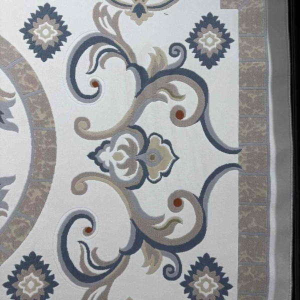 Turkish Super Lion 9114A Carpet Sky Blue Size 80*150