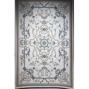 Turkish Super Lion 9151A Carpet Sky blue Size 50*80