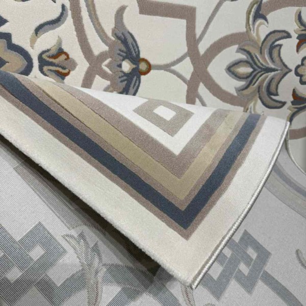 Turkish Super Lion 9151A Carpet Sky blue Size 50*80