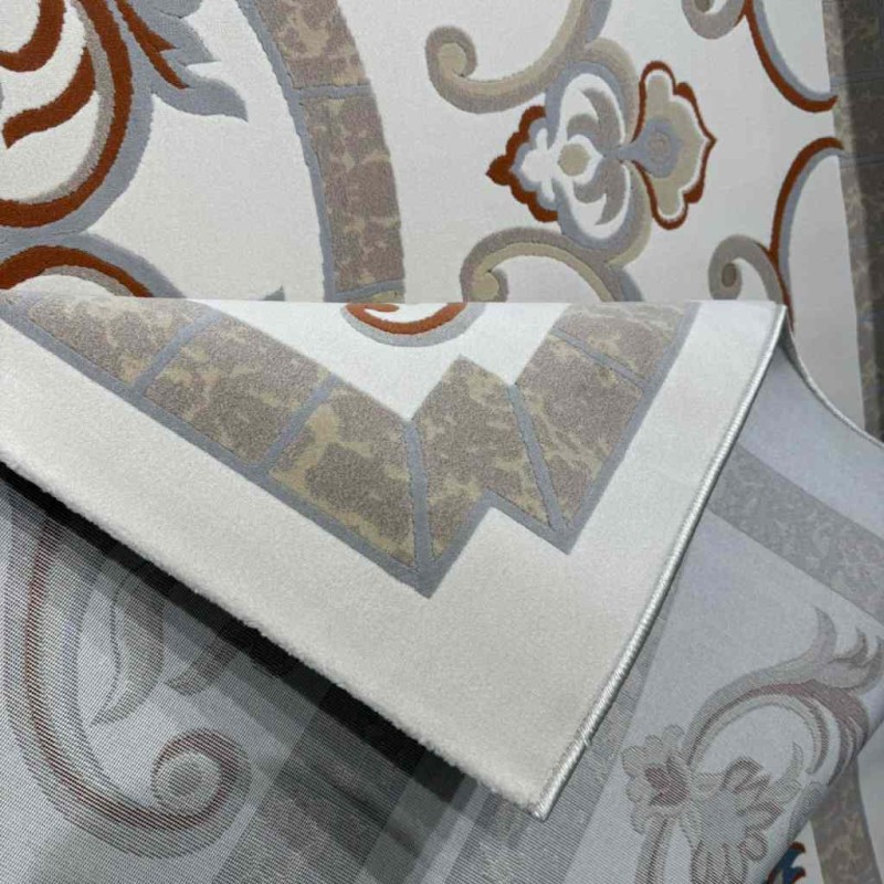 Turkish Super Lion 9114A Carpet Sky Tile Size 50*80