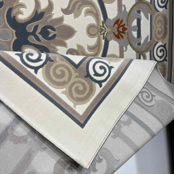 Turkish Super Lion 9280A Carpet Sky blue Size 250*350