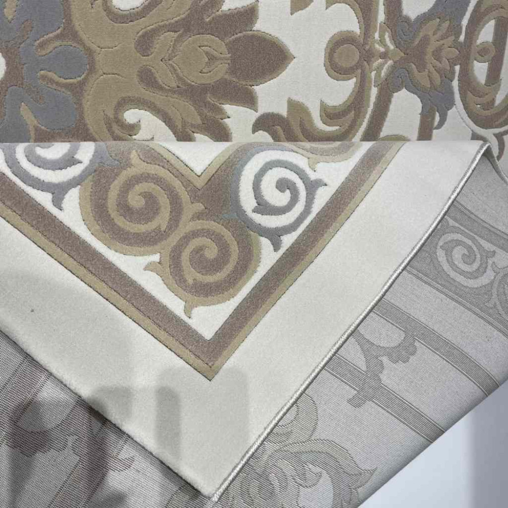 سجاد تركي سوبر ليون 9280A بيج غامق مقاس 80*150