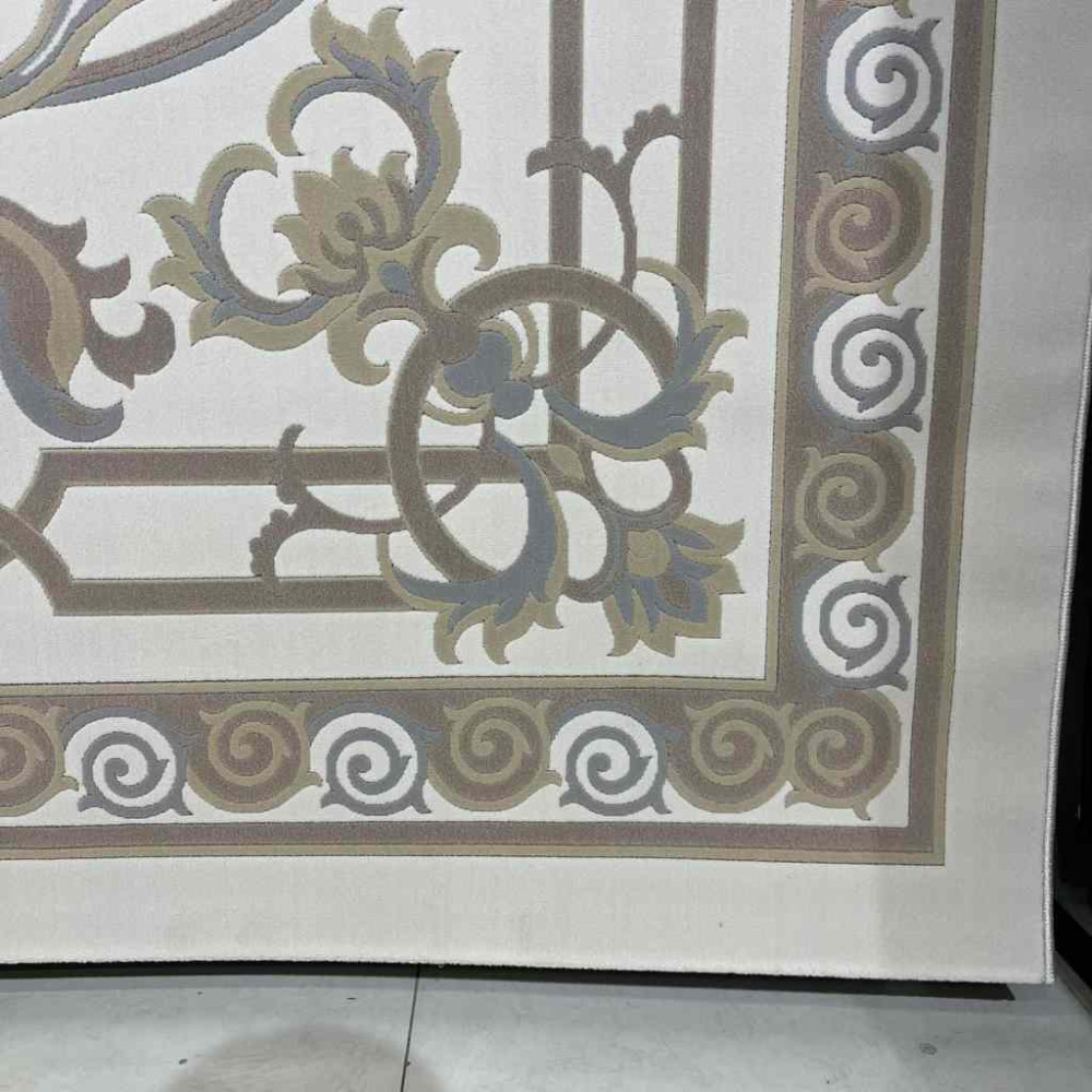 سجاد تركي سوبر ليون 9280A بيج غامق مقاس 80*150