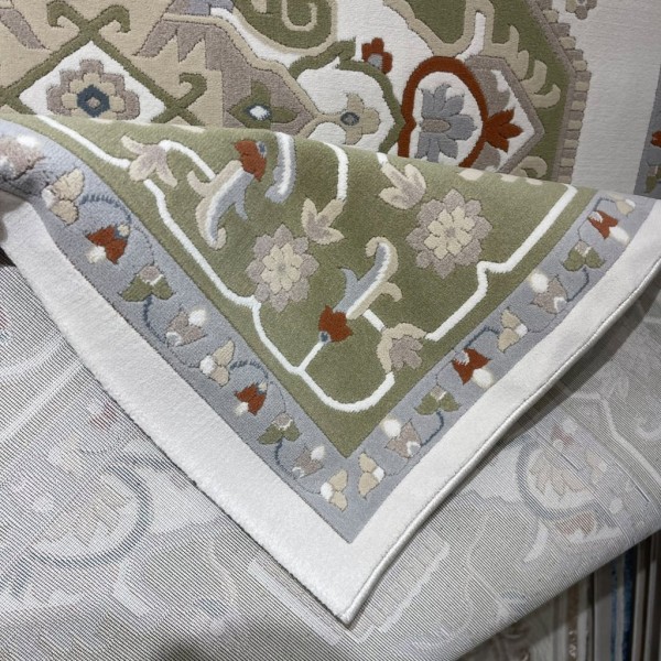 Super Golden Turkish Carpet 9962A GREEN Size 100*200