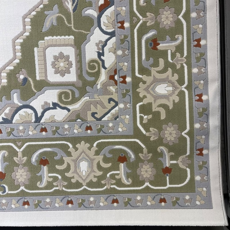 Super Golden Turkish Carpet 9962A GREEN Size 50*80
