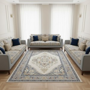 Super Golden Turkish Carpet 9962A GREY Size 400*600