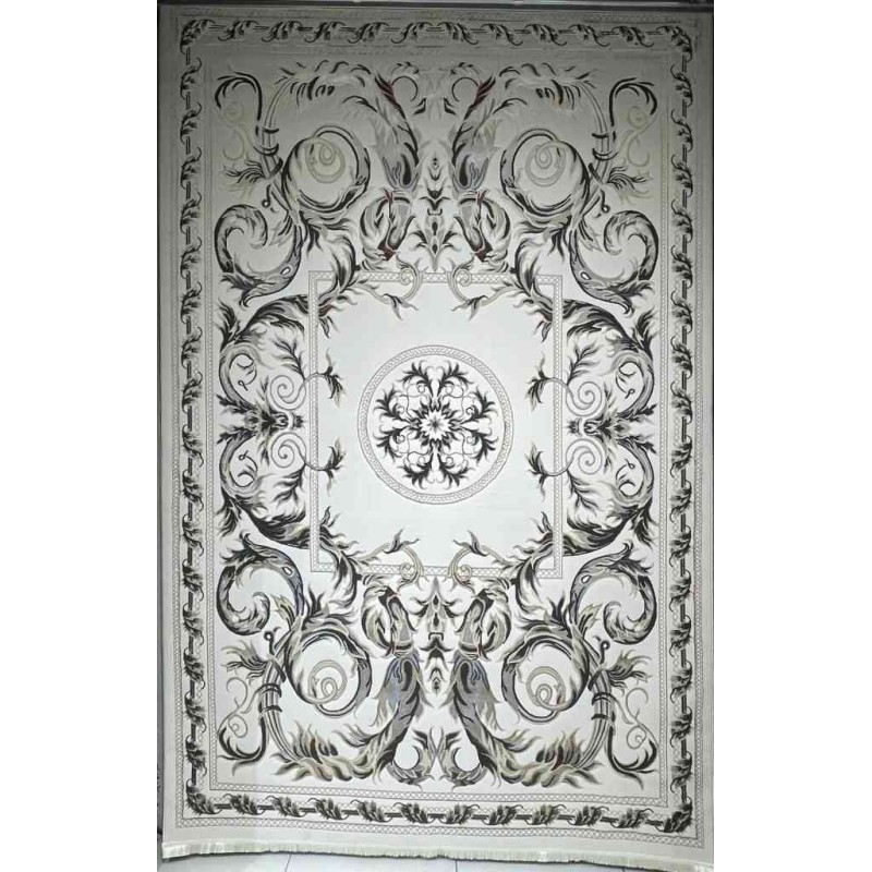 Turkish carpet tala 9102A gray size 50*80