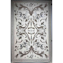 سجاد تركي ياسمين نقش فرنسي 9050A بيج مقاس 400*500