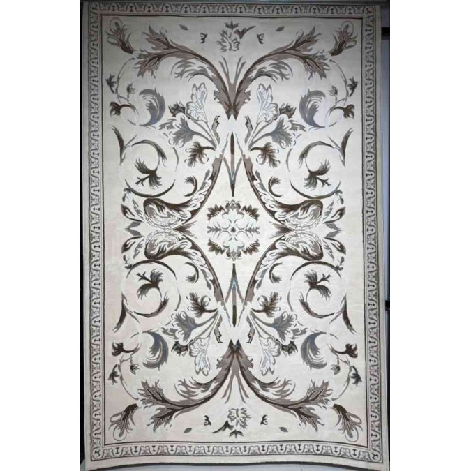 سجاد تركي ياسمين نقش فرنسي 9050A بيج مقاس 250*350