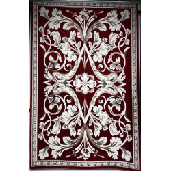 سجاد تركي ياسمين نقش فرنسي 9050A احمر مقاس 400*500