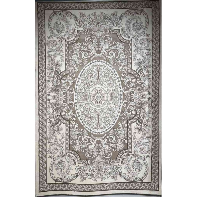 Turkish Jasmine Rug French Pattern 9051A, Beige Size 80*150