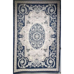 سجاد تركي ياسمين نقش فرنسي 9051A سماوي مقاس 400*500