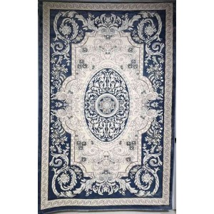 سجاد تركي ياسمين نقش فرنسي 9051A سماوي مقاس 200*300