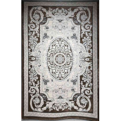 سجاد تركي ياسمين نقش فرنسي 9052A بني مقاس 150*220