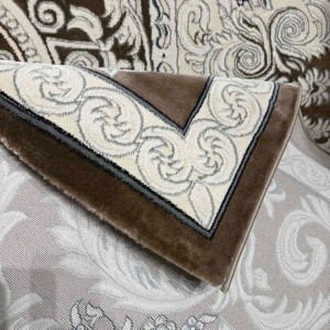 سجاد تركي ياسمين نقش فرنسي 9051A بني مقاس 250*350