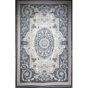 سجاد تركي ياسمين نقش فرنسي 9051A رصاصي مقاس 200*300