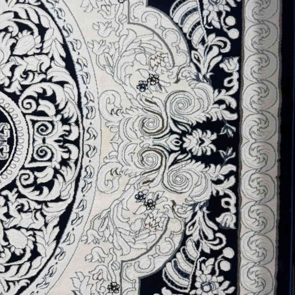 سجاد تركي ياسمين نقش فرنسي 9051A كحلي مقاس 80*150 سجاد تركي ياسمين نقش فرنسي 9051A كحلي مقاس 80*150