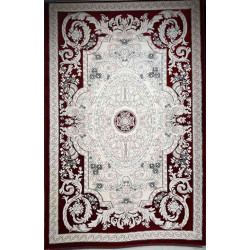 سجاد تركي ياسمين نقش فرنسي 9051A احمر مقاس 80*150