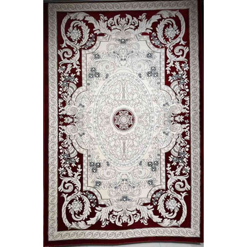 Turkish Jasmine Rug French Pattern 9051A red Size 80*150