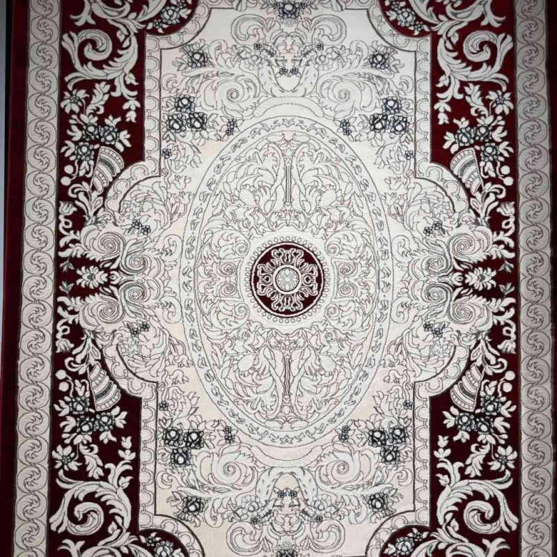 Turkish Jasmine Rug French Pattern 9051A red Size 80*150