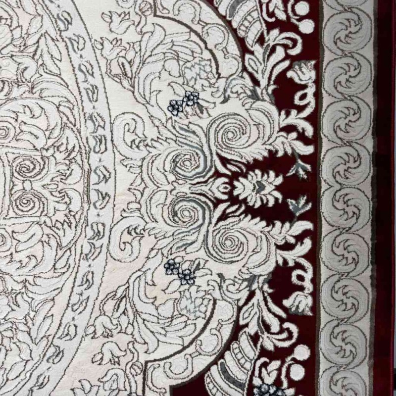 Turkish Jasmine Rug French Pattern 9051A red Size 80*150