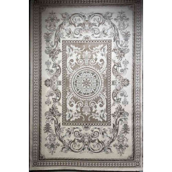 سجاد تركي ياسمين نقش فرنسي 9052A بيج مقاس 400*500